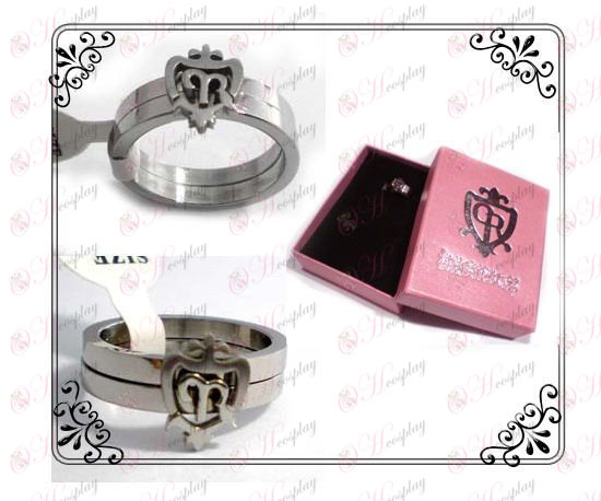 Ouran college couple rings (stainless steel)