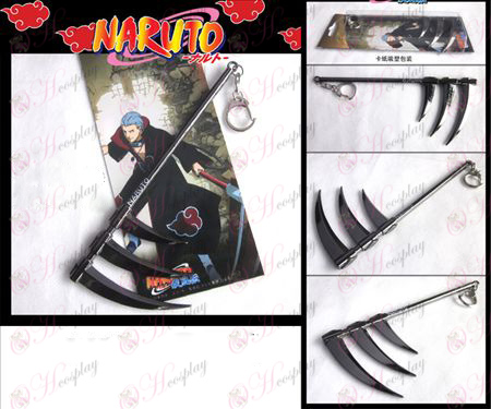 Naruto flyve pistol farve spænde kniv 16cm stykke