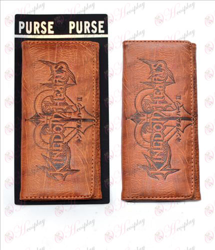 Long fold wallet embossed leather (K ﾁ6ﾤ7ﾁ6ﾤ7Accessoriesingdom Hearts Accessories)