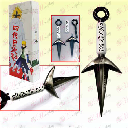 Naruto Shuriken boxed four generations present weapons (white)