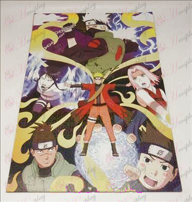 42 * 29cm Naruto 8 + kort påsat plakater