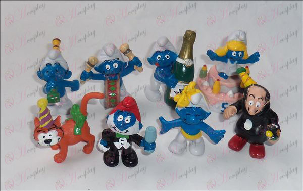 4th generation 8 models The Smurfs Accessories Doll