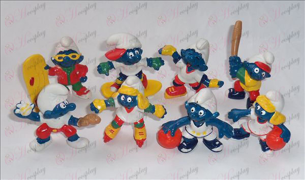 3rd generation 8 models The Smurfs Accessories Doll