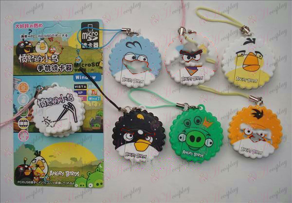 Angry Birds Accessori Card Reader (6 / set)