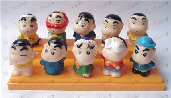 10 Crayon Shin-chan Accessories pond plastic doll