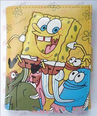 Q-Version von SpongeBob Schwammkopf Avatar-Zubehör Brieftasche (A)