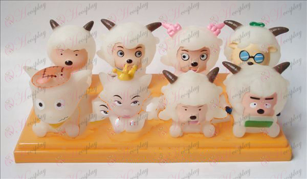 Transparent Pleasant and Wolf eight Tong glue Doll