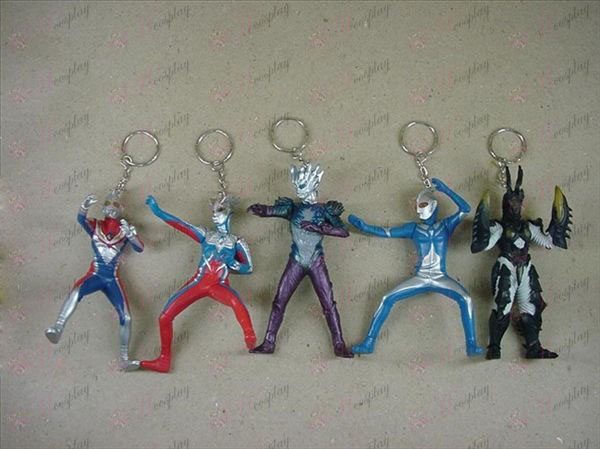 6 Generation 6 Superman Ultraman Accessories Keychains