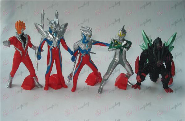 5 modell Superman Ultraman tartozékok