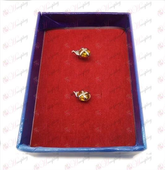 D Shakugan no Shana gemstone earrings (orange) Halloween Accessories Online Store