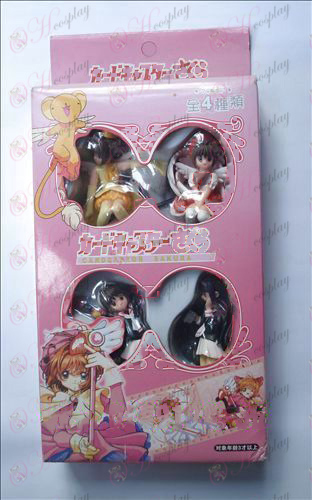 4 modèles Card Captor Sakura Accessoires Gift Pack de petites mains pour faire
