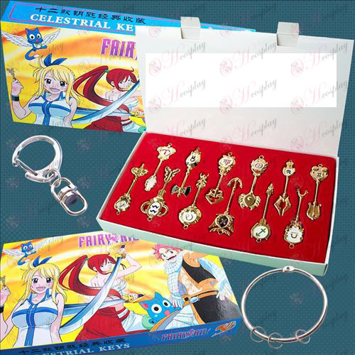 Fairy Tail 12 constellations hanging buckle suit