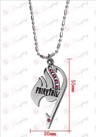 Fairy Tail with diamond necklace (pink diamond)