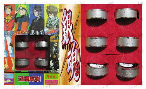 Gin Tama Accessories Frosted Ring (6 / set)