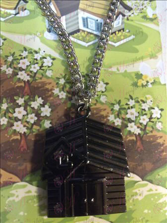 QQ Ranch necklace (black chain)