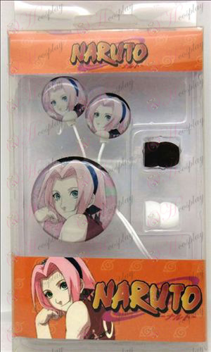 Headphones epóxi (Naruto - Sakura)