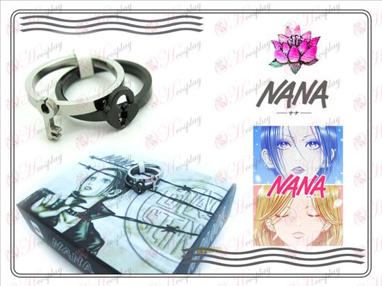 NANA Accessories Key stainless steel couple rings