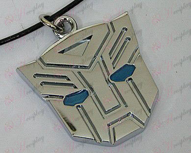Transformers Autobots Príslušenstvo náhrdelník - modrý olej - biela