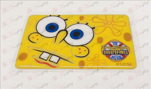 Waterproof degaussing card affixed (SpongeBob SquarePants Accessories1)