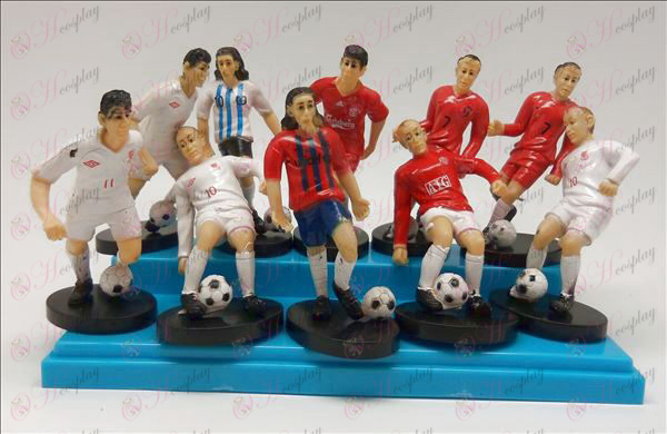 10 fodbold stjerne dukke