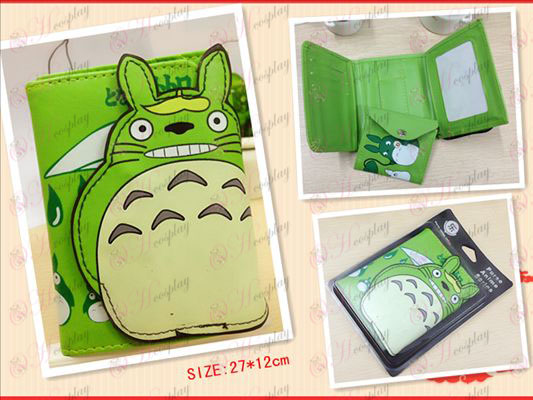 My Neighbor Totoro Accessories Wallets green stud