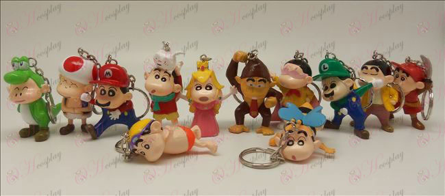 13 models Crayon Shin-chan Accessories Keychains