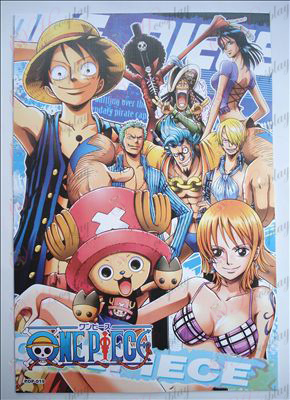 42 * 29One Piece Accessories character embossed posters (8 / set)