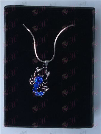 Saint Seiya Accessories Scorpion Necklace (Blue)