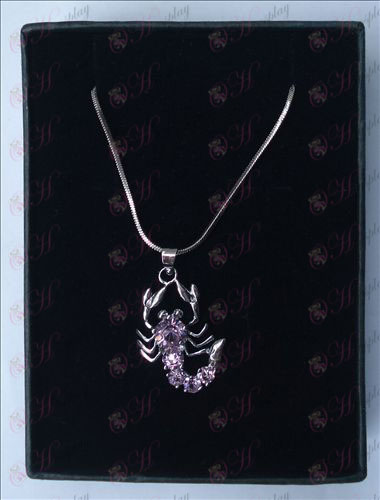 Saint Seiya Dodatki scorpion ogrlica (vijolična)