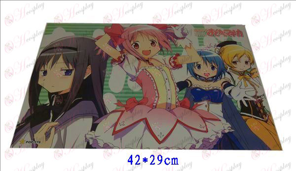 42 * 29cmMagical 소녀 액세서리 양각 포스터 (8)