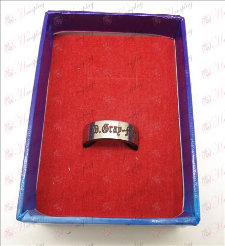 D.Gray-man Accessoires wit stalen roterende ring