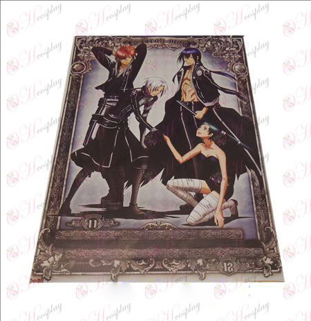 D42 * 29D.Gray-man Accessories embossed posters (8)