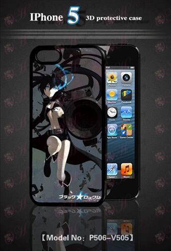 3D mobile phone shell Apple 5-Lack Rock Shooter Accessories1
