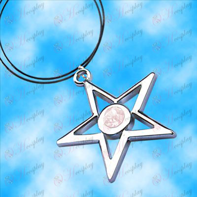 Lack Rock Shooter Accessories pentagram necklace (white)