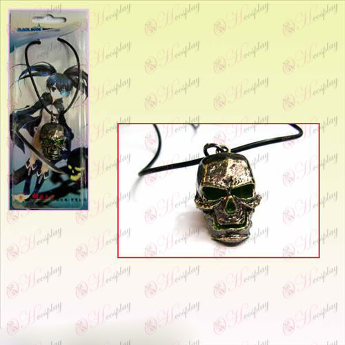 Lack Rock Shooter AccessoriesBleach Accessories Skull leather cord necklace