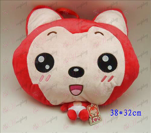 2 # Ali Accessories Plush Shou Wu (round eyes and red)