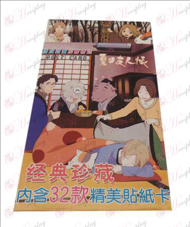 32 Natsume bok av vänner Accessoarer Stickers B