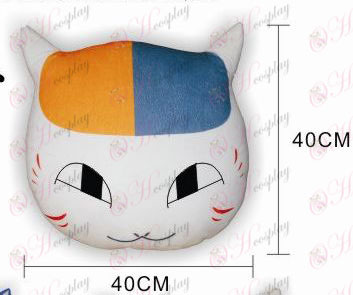 Natsume\'s Book of Friends Accessories Cat teacher plush pillow (eyes open)