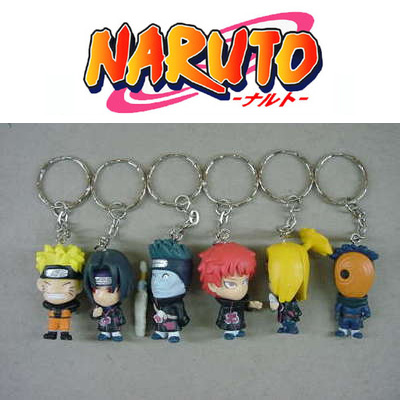 A12-sukupolven 6 Naruto nukke avaimenperä