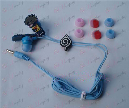 Naruto Kakashi ανθρωποειδές μαλακό μικρά ακουστικά (α)
