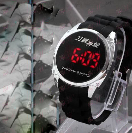 Sword Art Online Аксесоари лого LED часовник сензорен екран