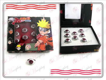 Naruto Xiao организация опаковка (черен) Word Ring