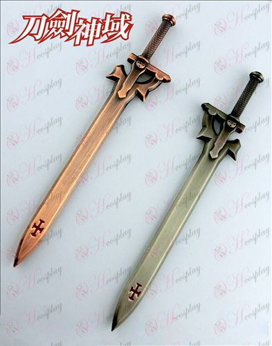 Sword Art prihlásený Príslušenstvo Kazuto zbrane spona (pištole farba a červenej Tong farby na želanie)