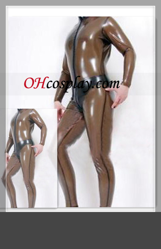 Classic Transparent Mies Latex catsuit