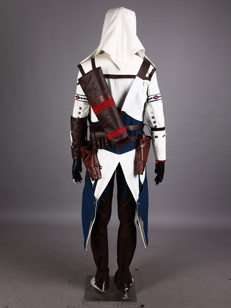 Assassin\'s Creed III Connor Kenway Costumes - Cosplay Deluxe White