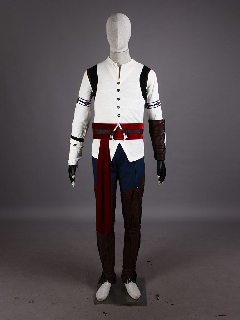 Assassin\'s Creed III Connor Kenway Costumes - Cosplay Deluxe White