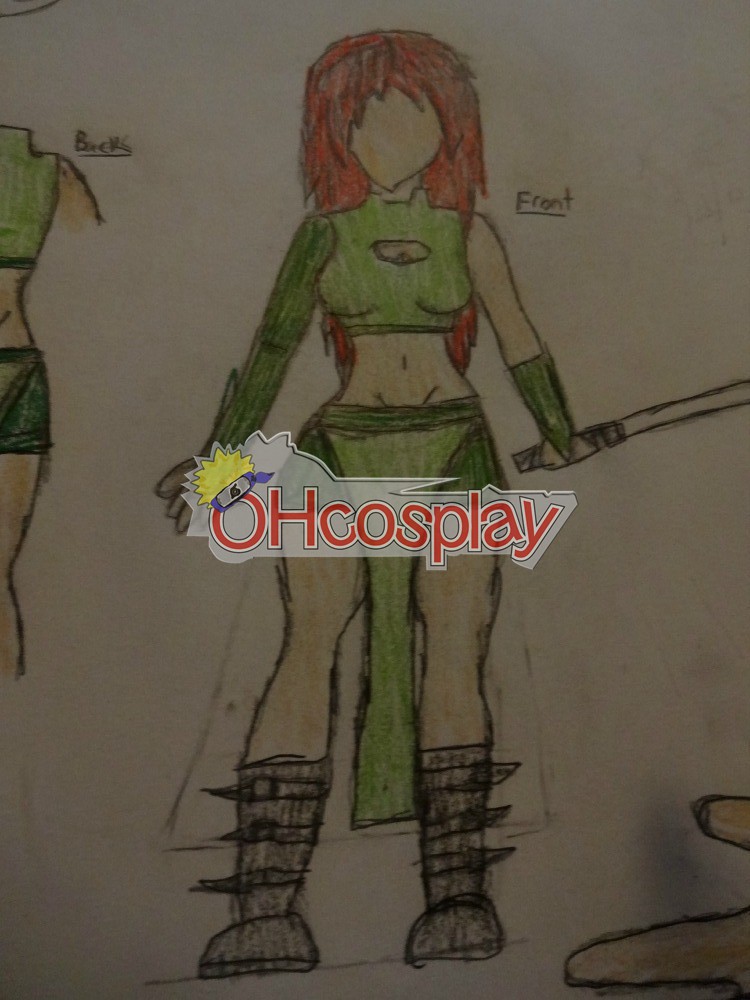 Poison Ivy Jedi Cosplay Costume