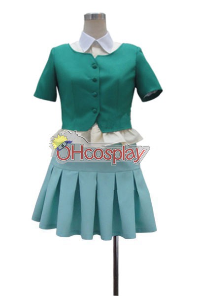 Mirai Nikki (Future Diary Costumes) Yuno Gasai Green Dress Cosplay Costume