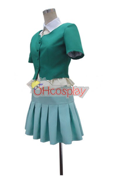 Mirai Nikki (Future Дневник костюми) Yuno Gasai Green Dress Cosplay костюми