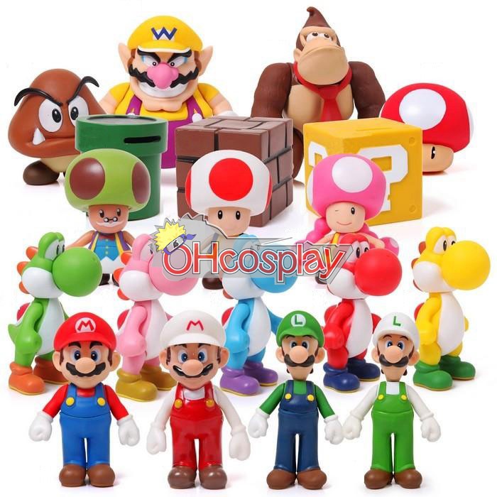 Super Mario Bros Mario костюми Модел Doll